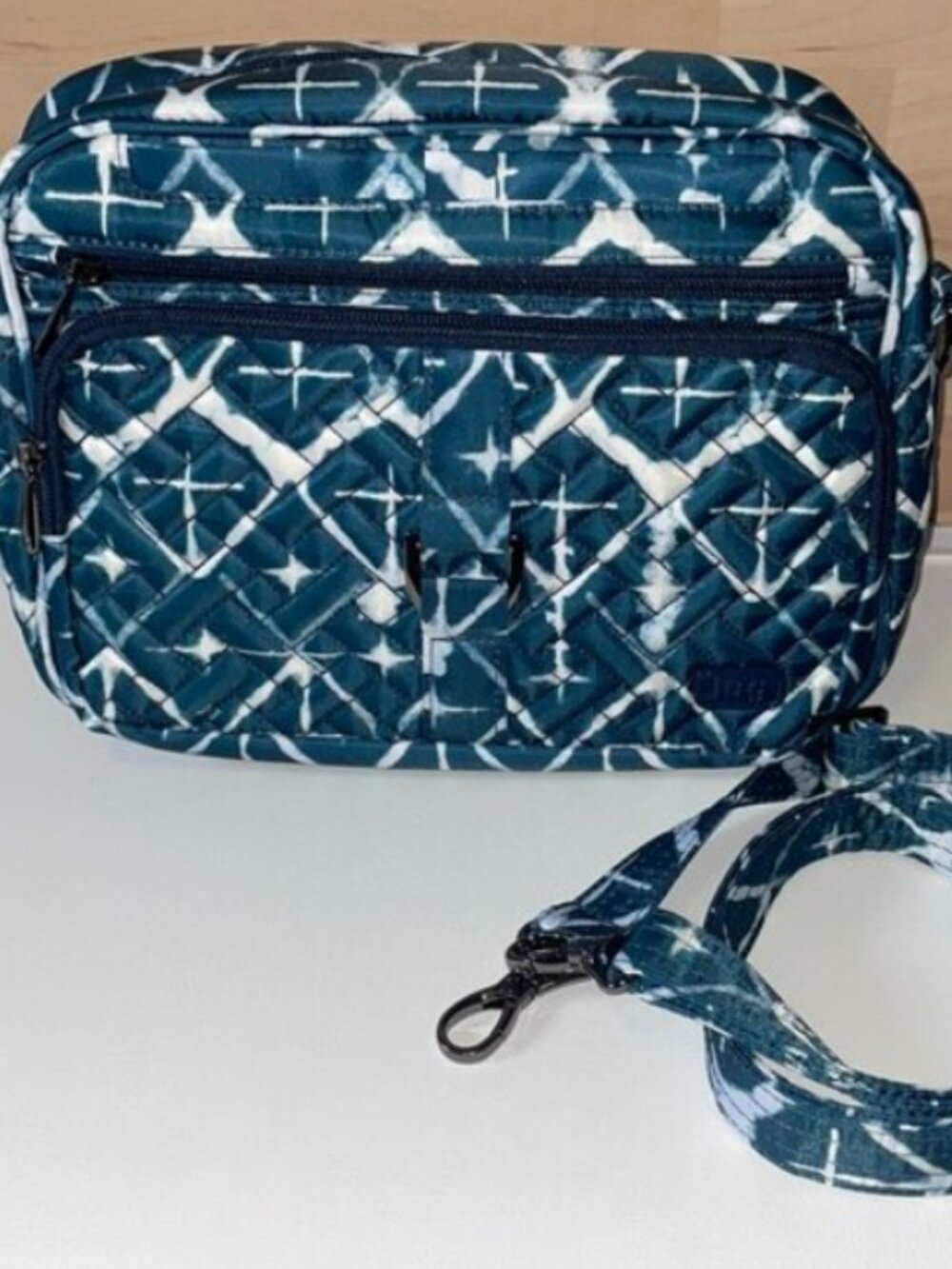 Lug Diamond Navy Carousel XL Crossbody Bag - NWOT